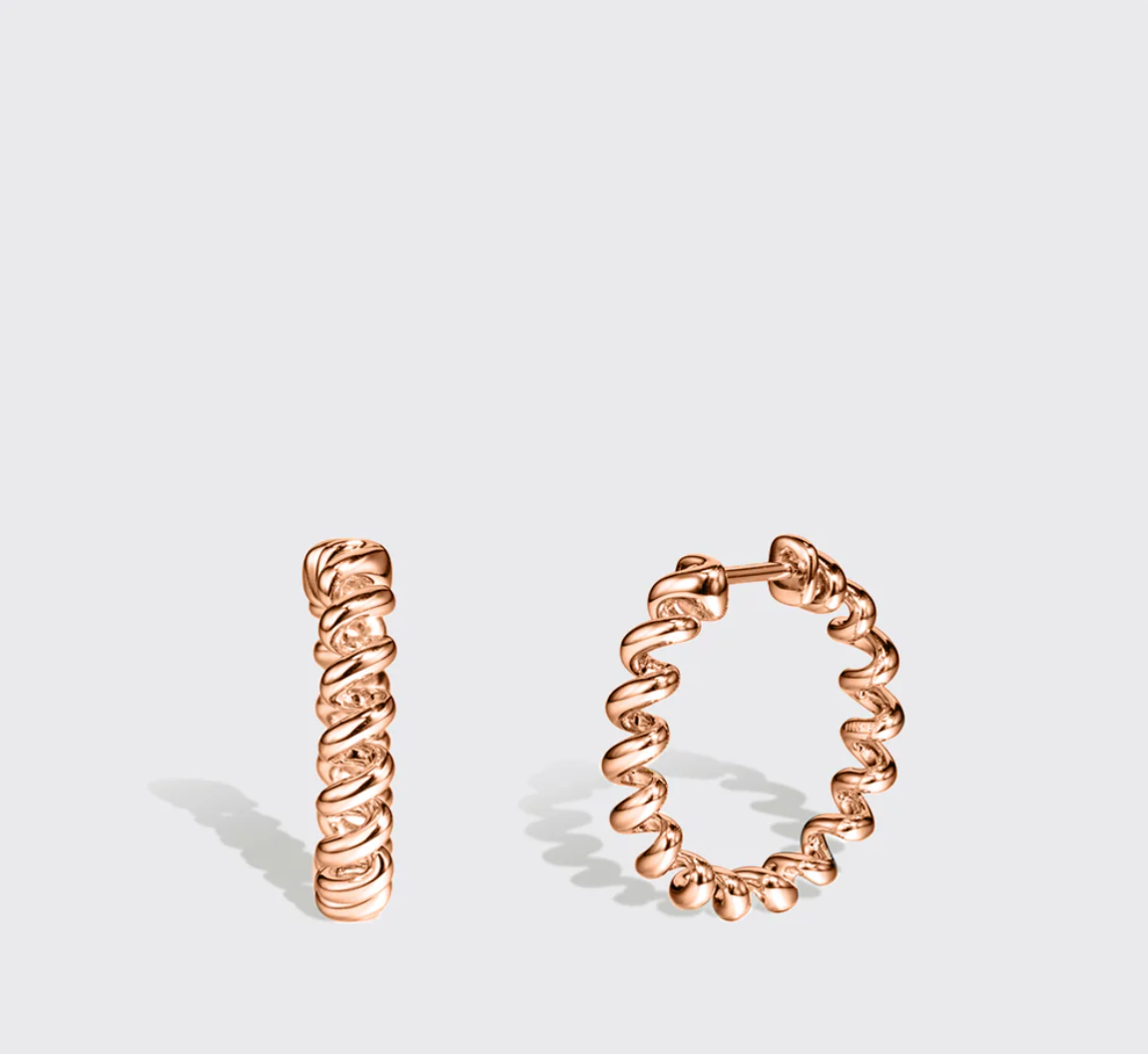 SMALL GOLD MINI SLINKEE EARRINGS