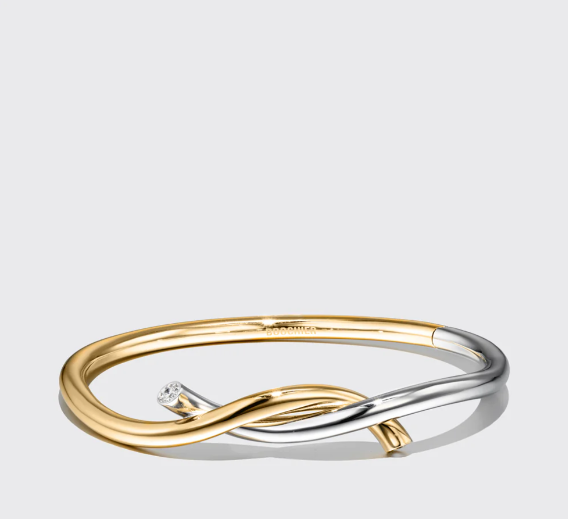 GOLD TIES BANGLE