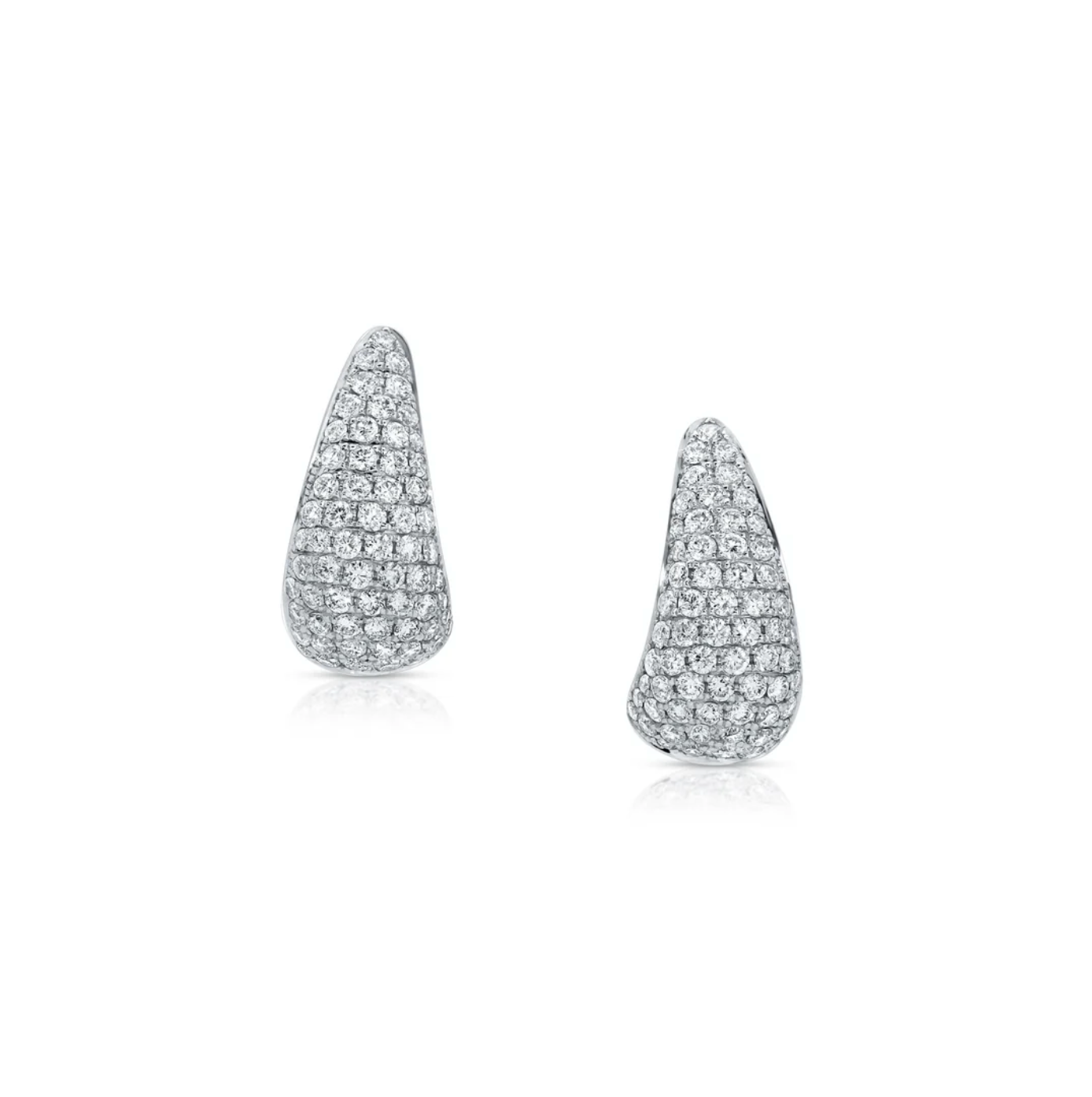 SMALL DIAMOND CLAW EARRINGS