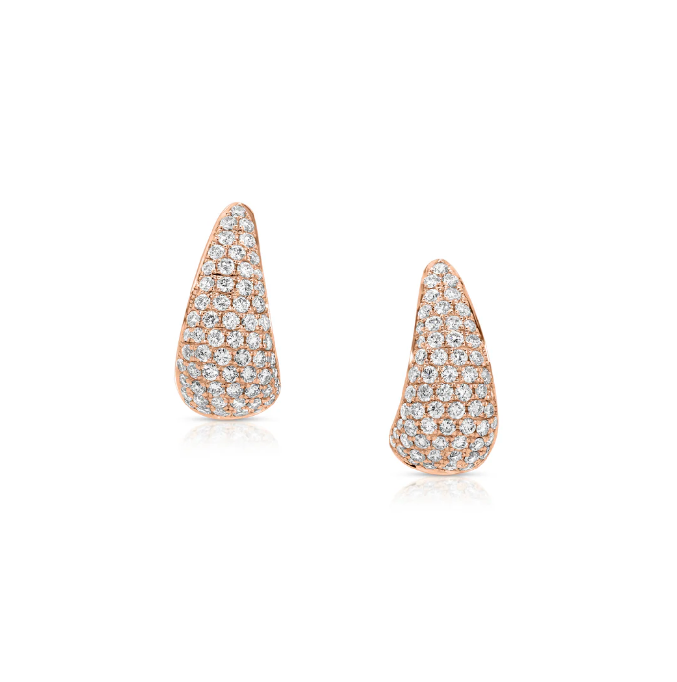 SMALL DIAMOND CLAW EARRINGS