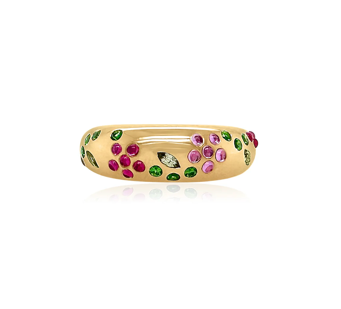 CLASSIC FLORA VINE STACK RING