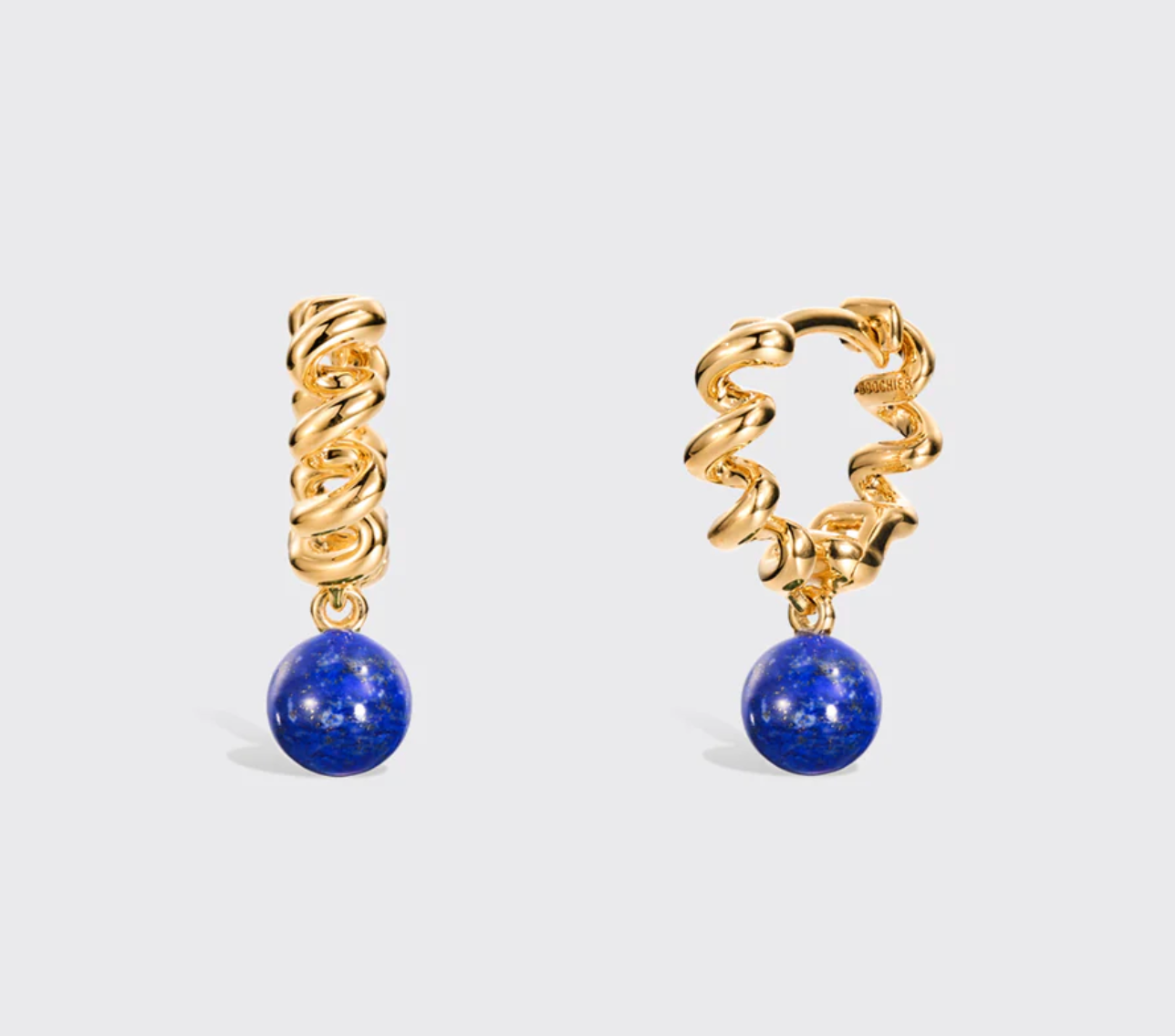 LAPIS SLINKEE DROPS EARRINGS