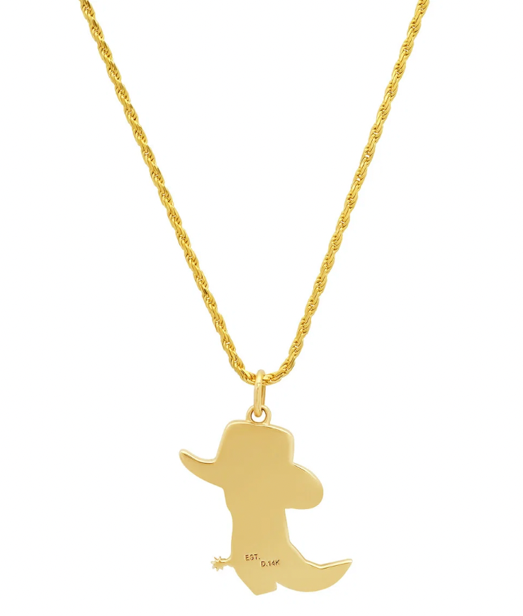 COWBOY HAT BOOT NECKLACE