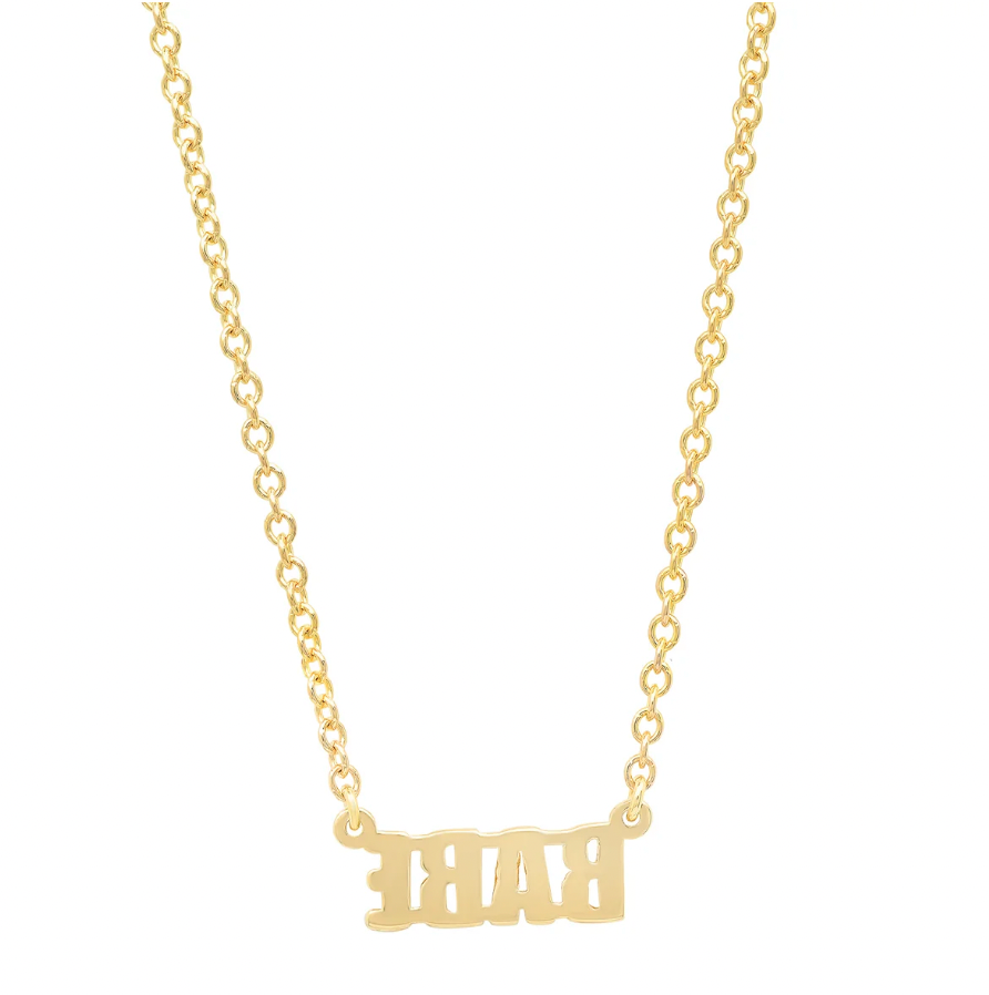 "BABE" NECKLACE
