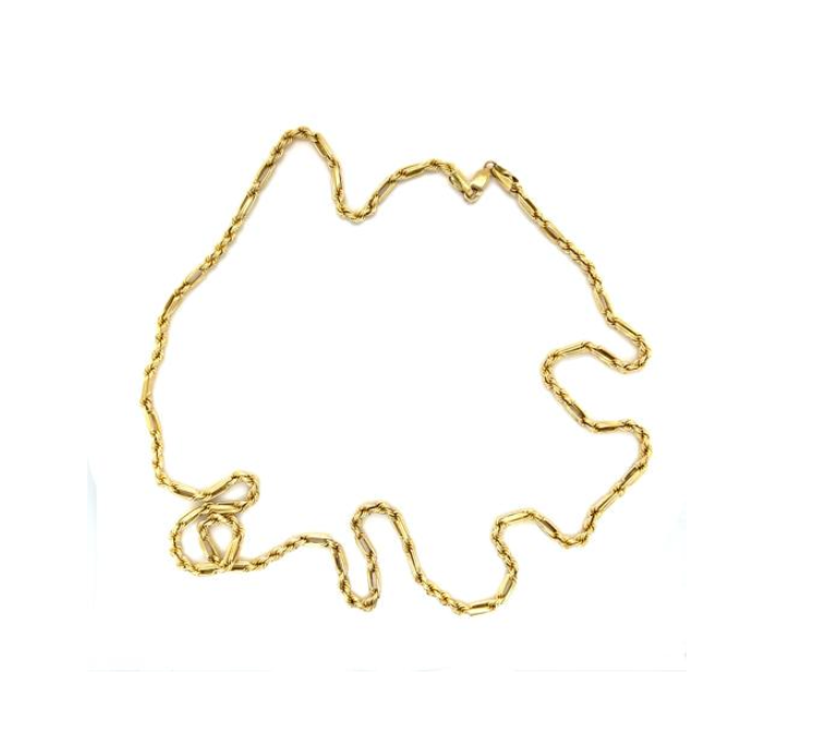 Vintage 22" Gold Rope Necklace