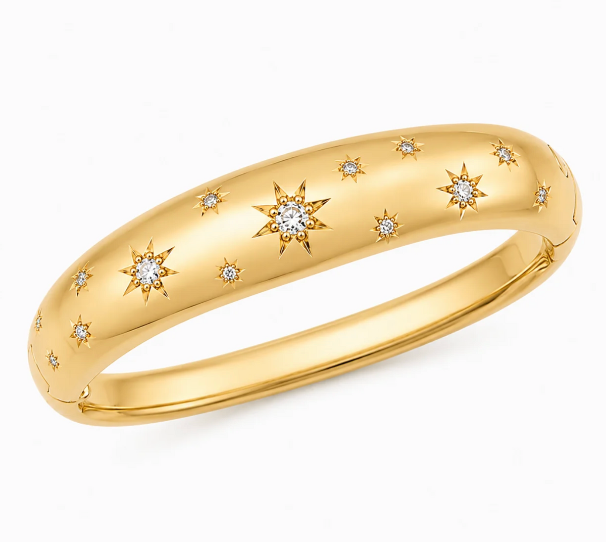 DIAMOND STARBURST BUBBLE BANGLE