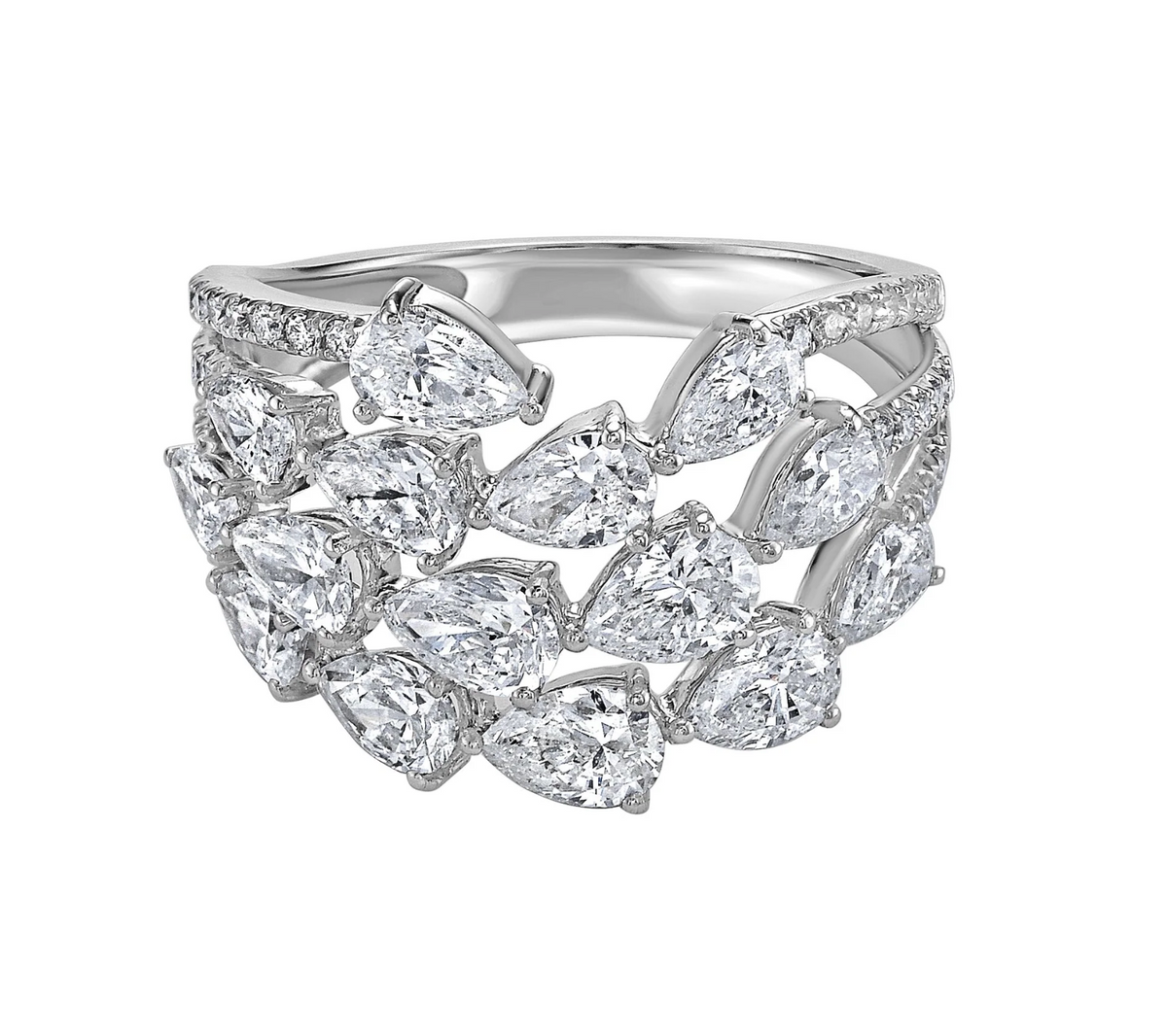 Primavera Grande Diamond Cocktail Ring