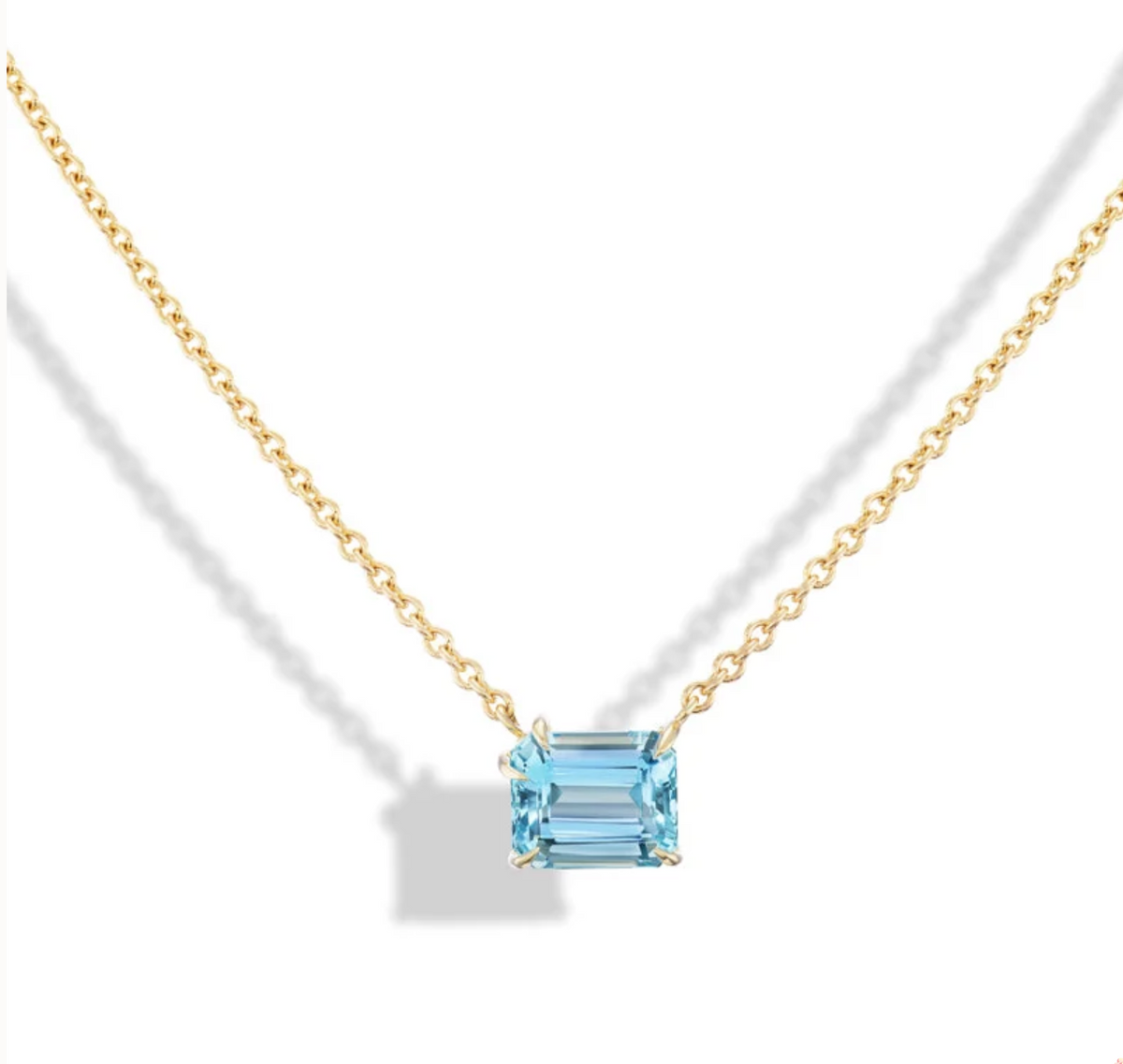 9 Carat One of One Aquamarine Pendant