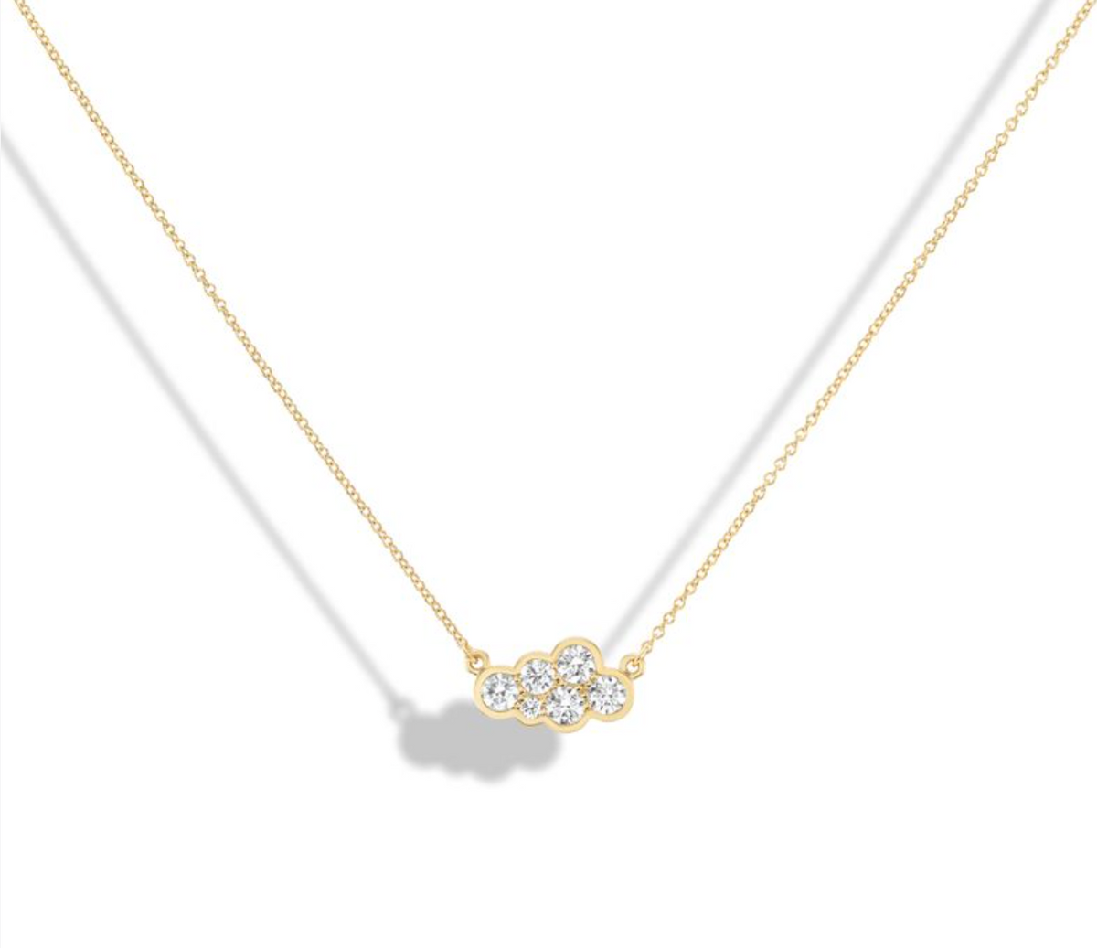 Large Diamond Cloud Necklace