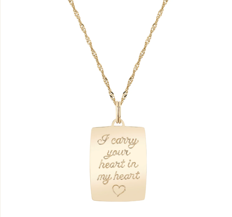 Poesy Signet Pendant