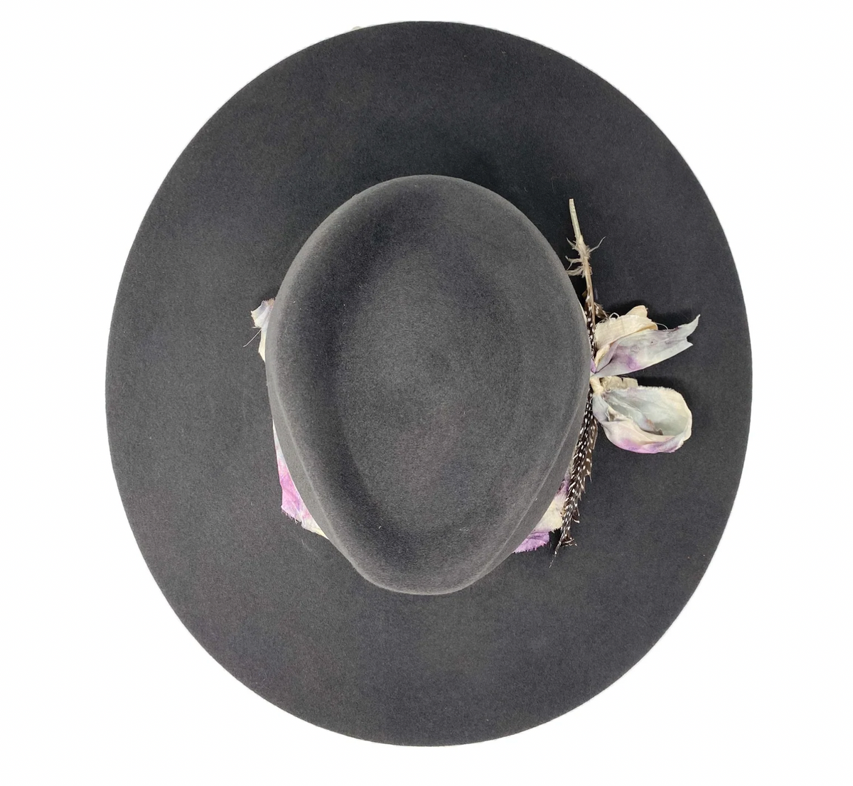 MONTANA FEDORA WITH VINTAGE SILK WASHED BLACK