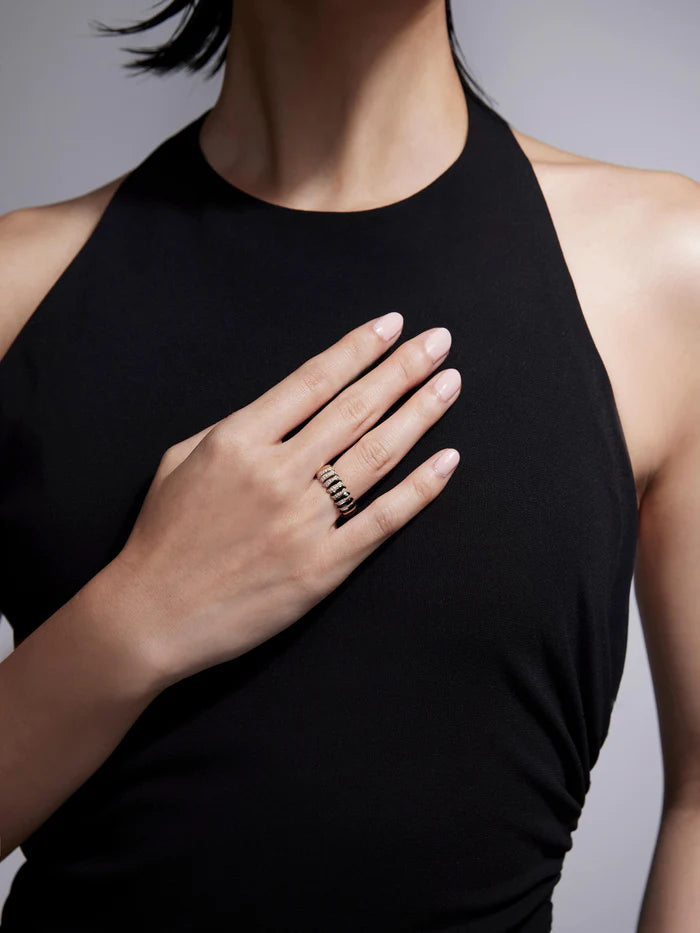 Borsh Jet Black Ring