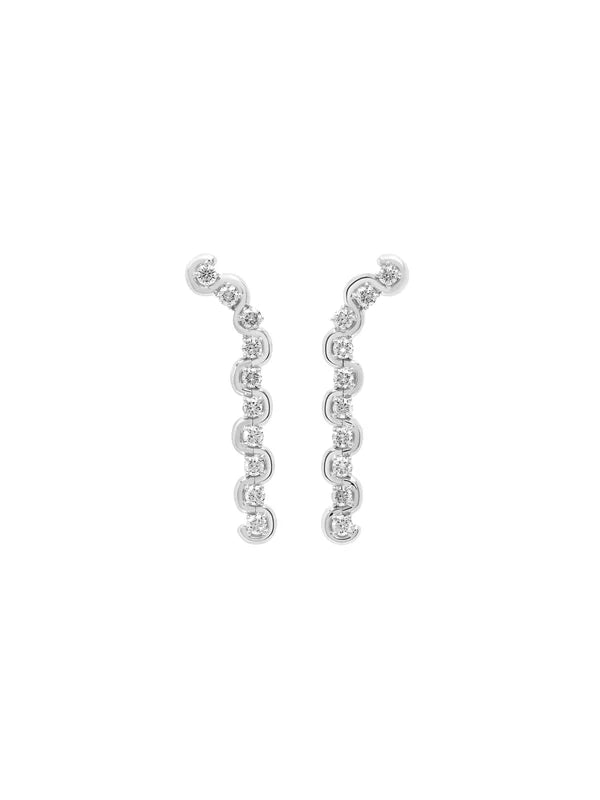 Edessa Diamond Minor Drop Earrings