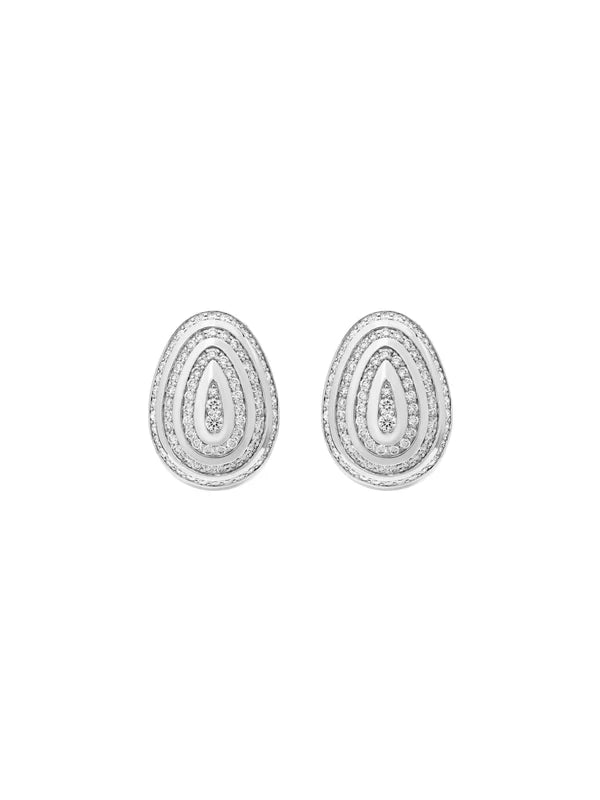 Cosmic Egg Diamond Orbit Earrings