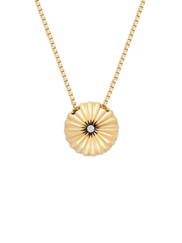 Toadstool diamond pendant