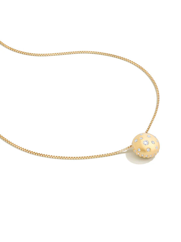 Toadstool diamond pendant