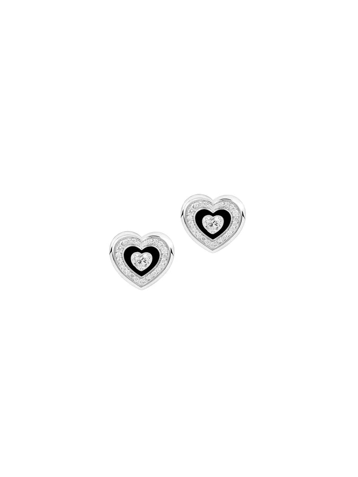 Utama jet black earrings