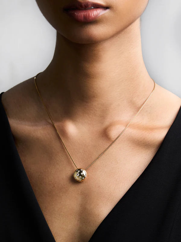 Toadstool diamond pendant