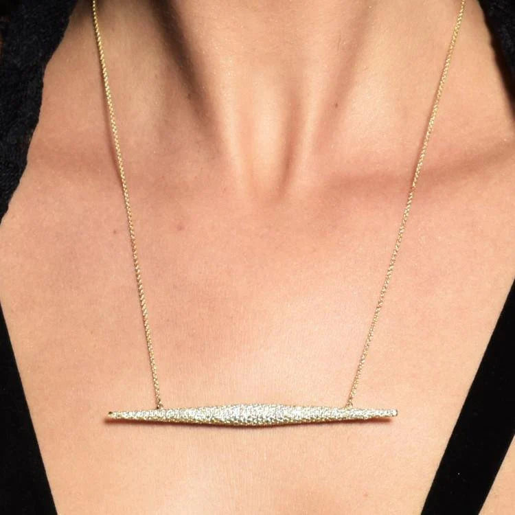 Diamond Torpedo Necklace