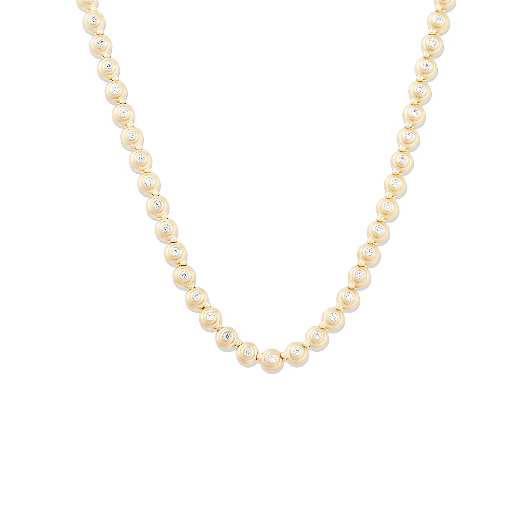Evolve Riviere Link Necklace - Diamond