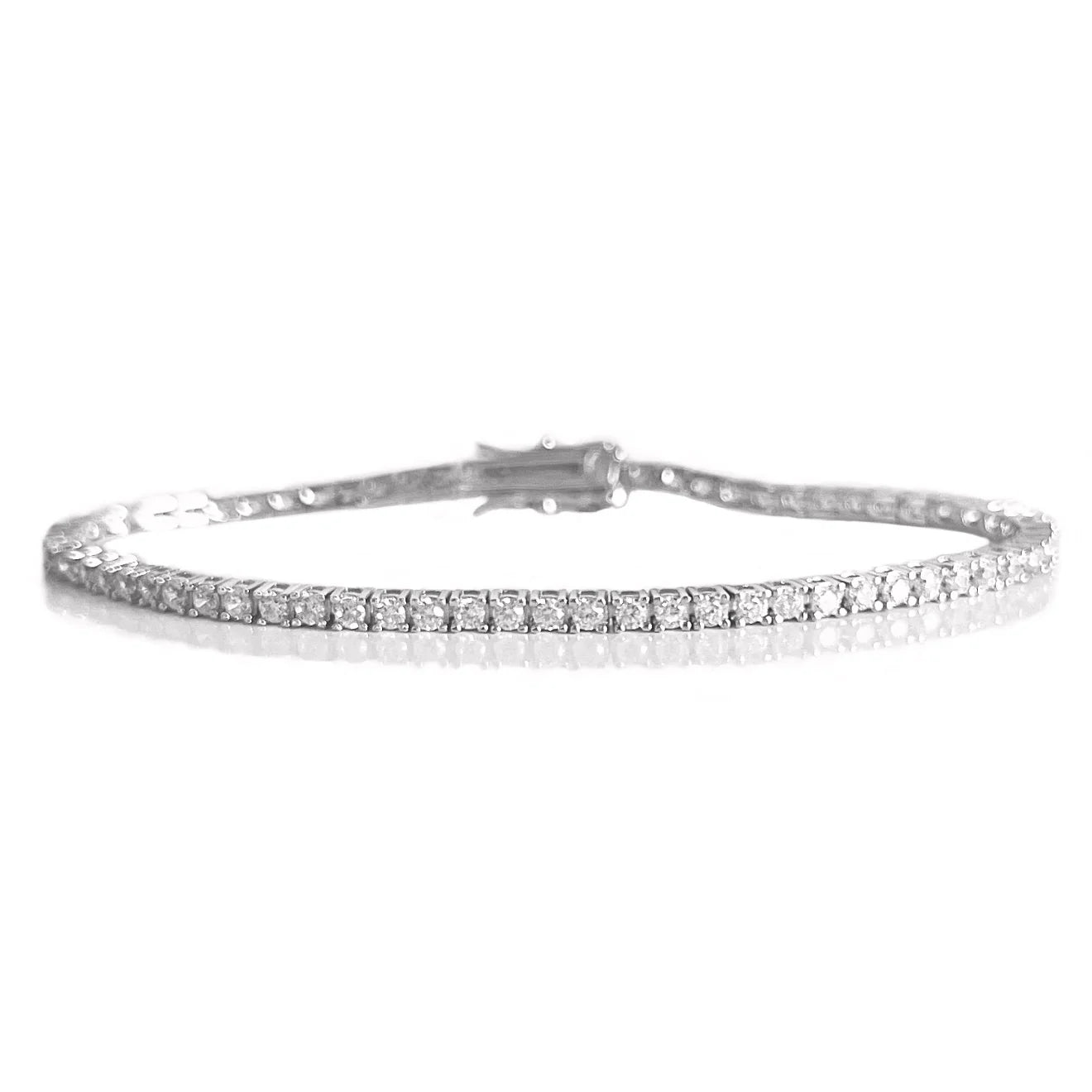 THE "MARGO" 4 PRONG 2MM TENNIS BRACELET