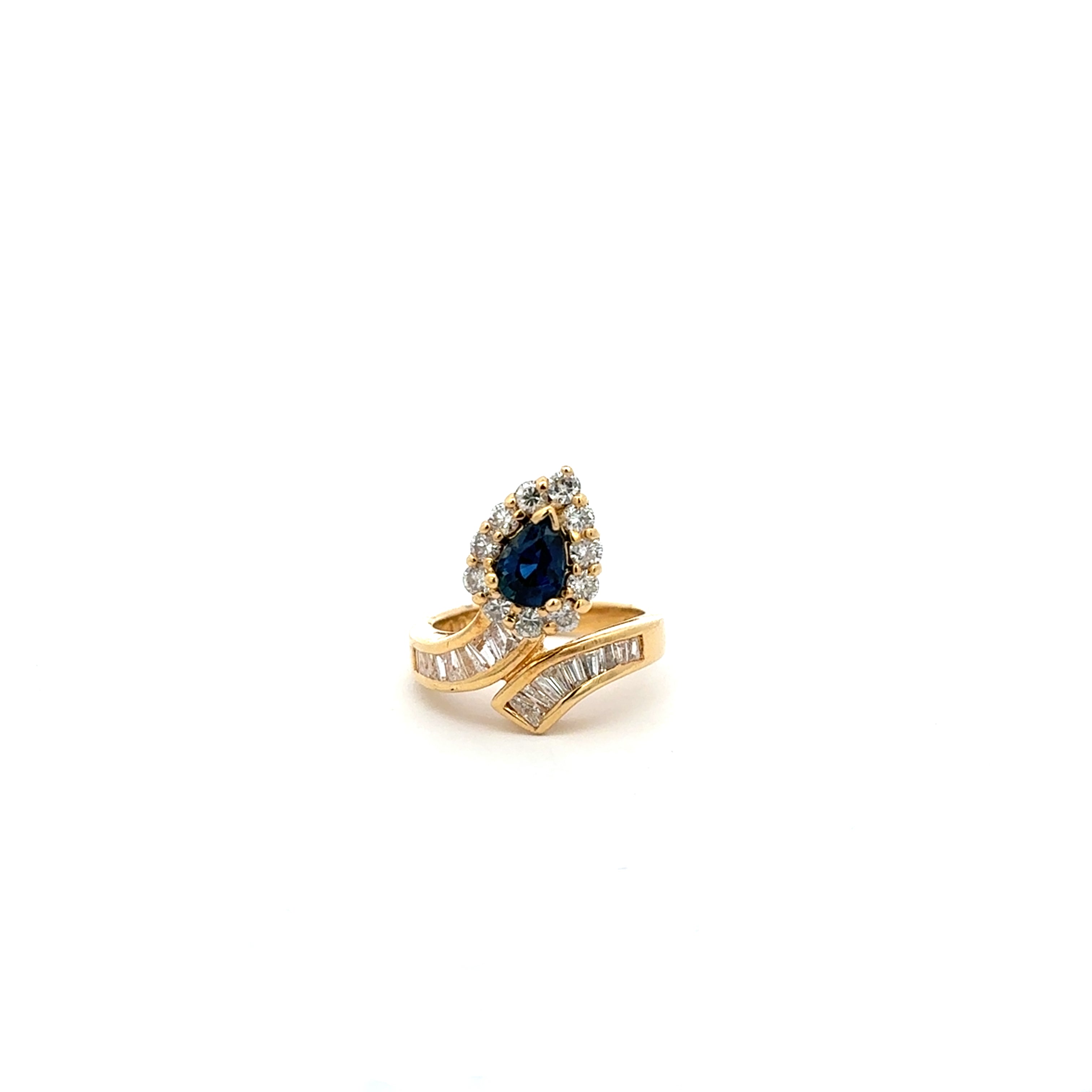 Vintage Sapphire and Diamond Ring