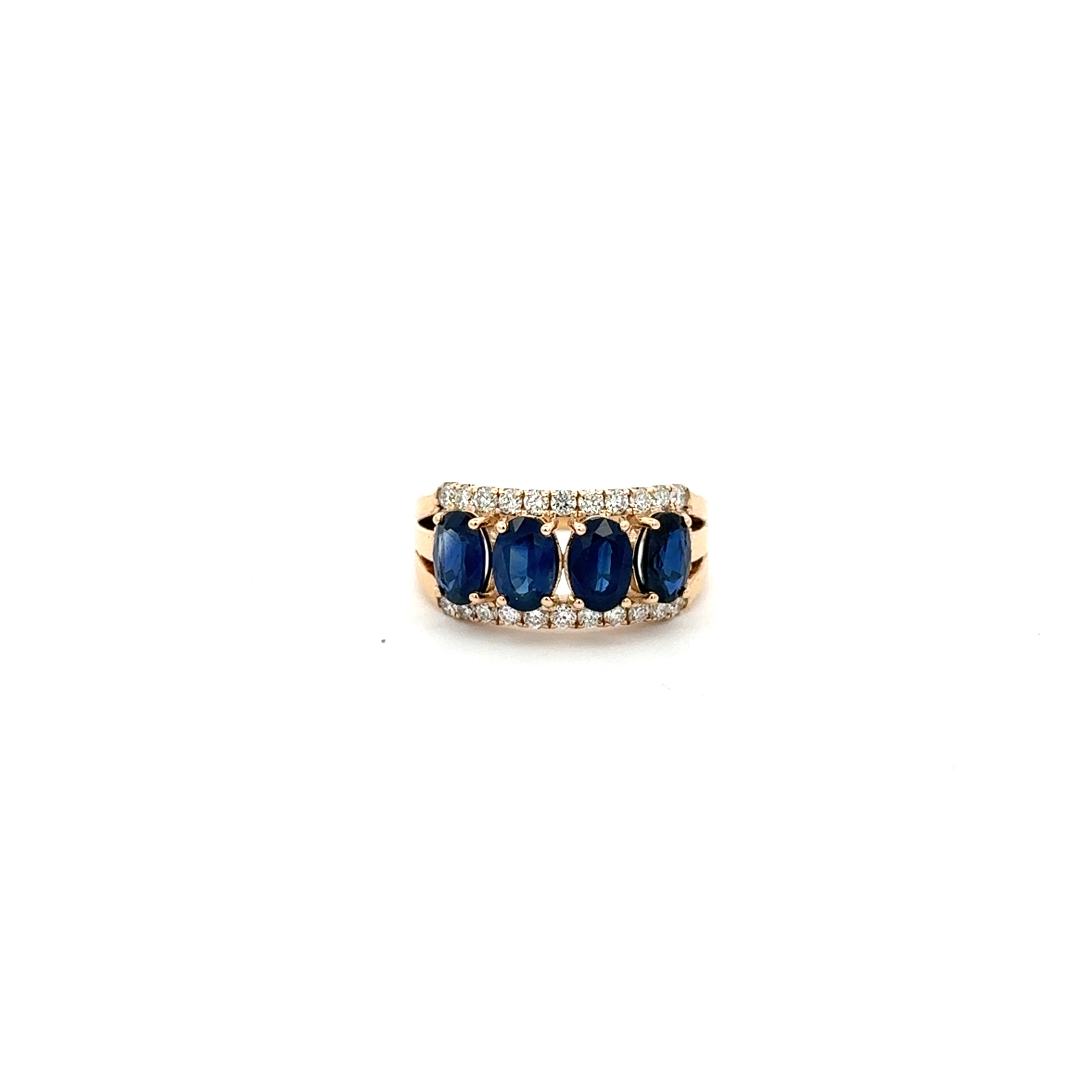 Vintage Sapphire and Diamond Ring