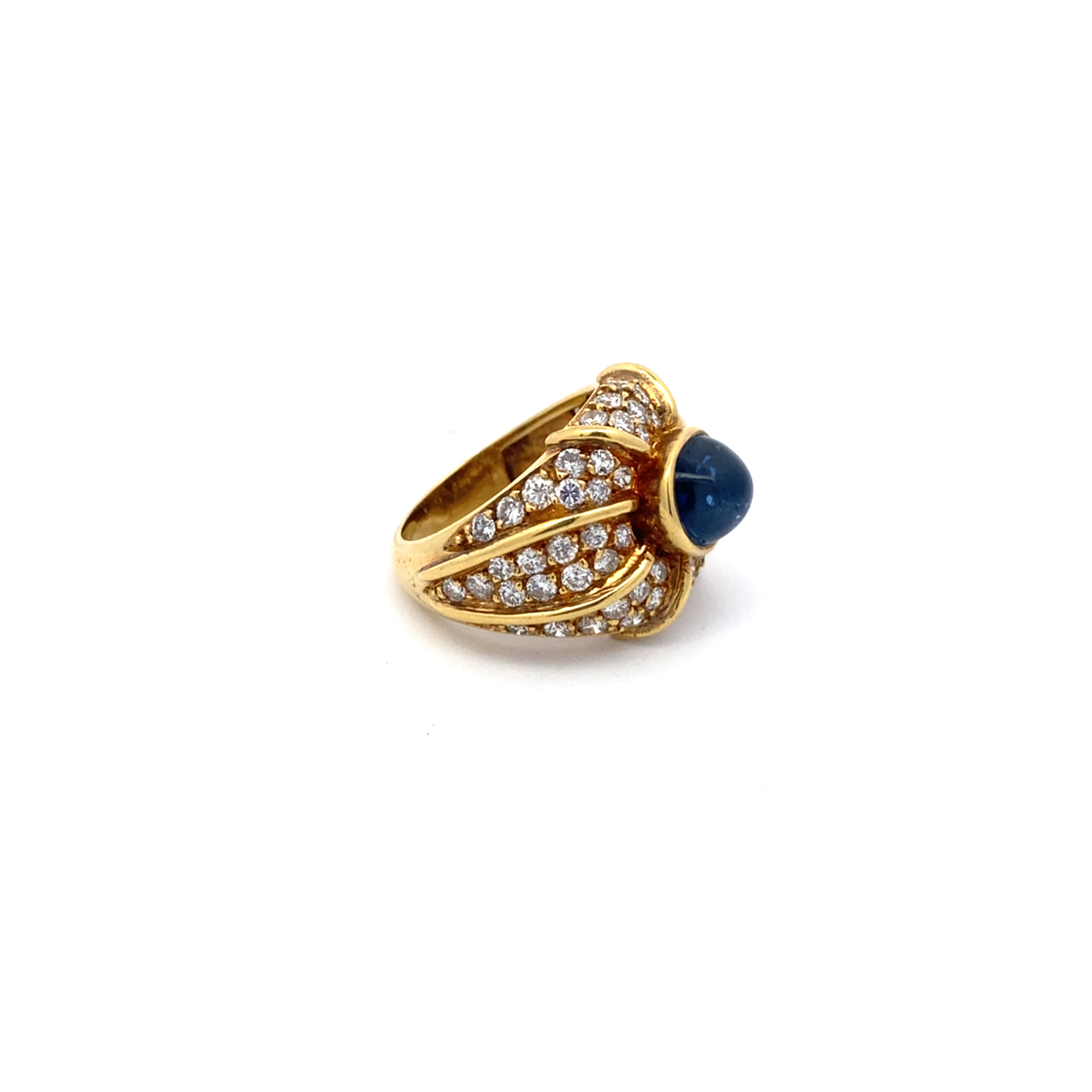Vintage Sapphire and Diamond Ring