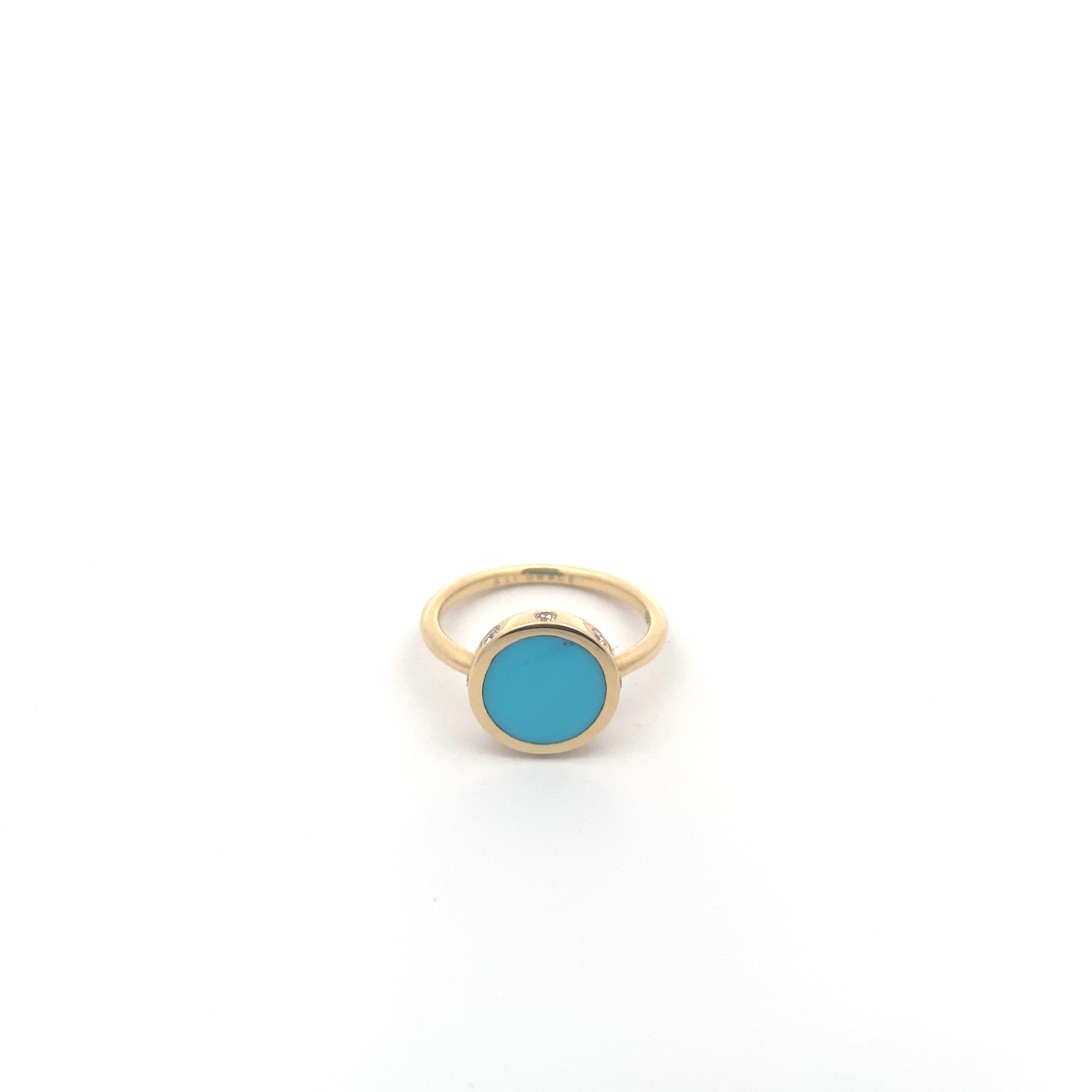 Turquoise and Gold ring