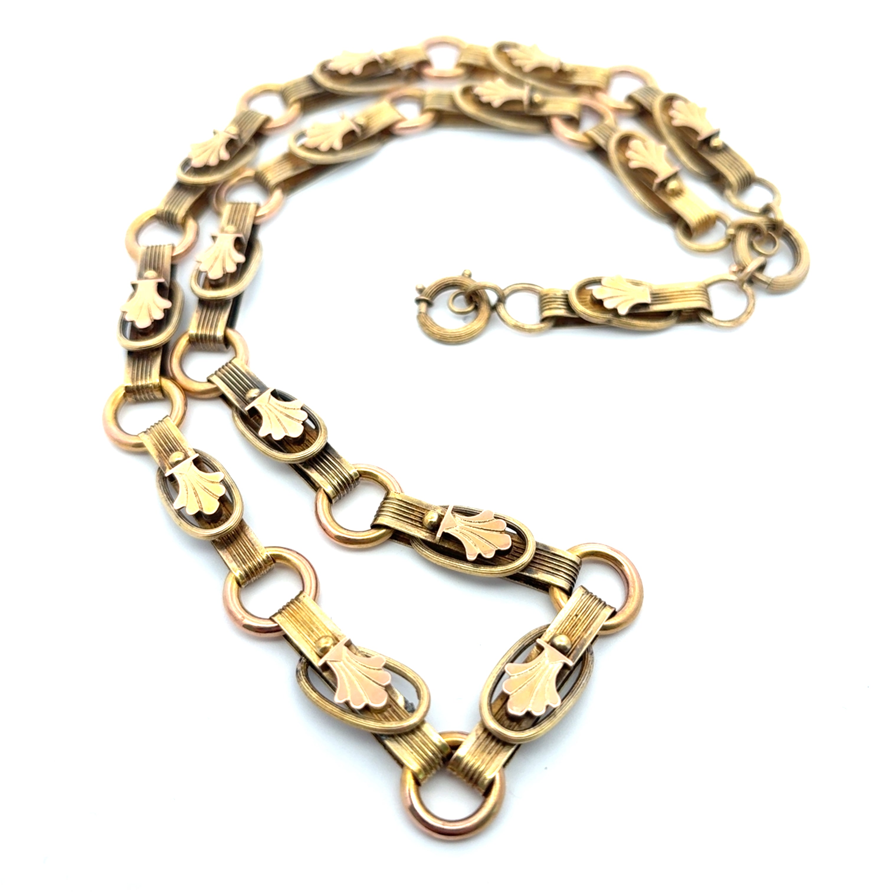 Vintage Orginial Victorian Handmade Necklace (antique 1870s) 32.20g 18" TR EOAA