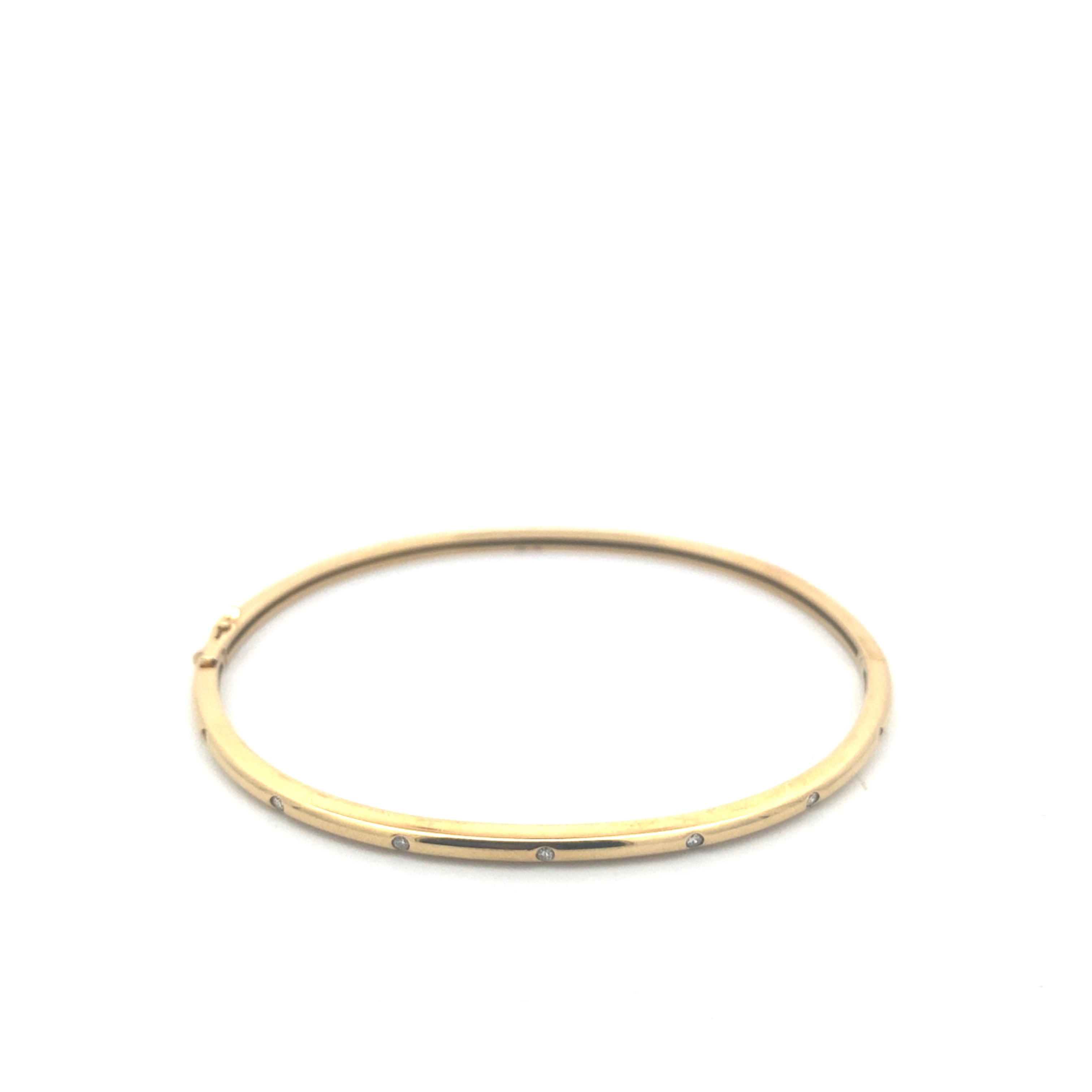 7 Diamonds Bangle Bracelet