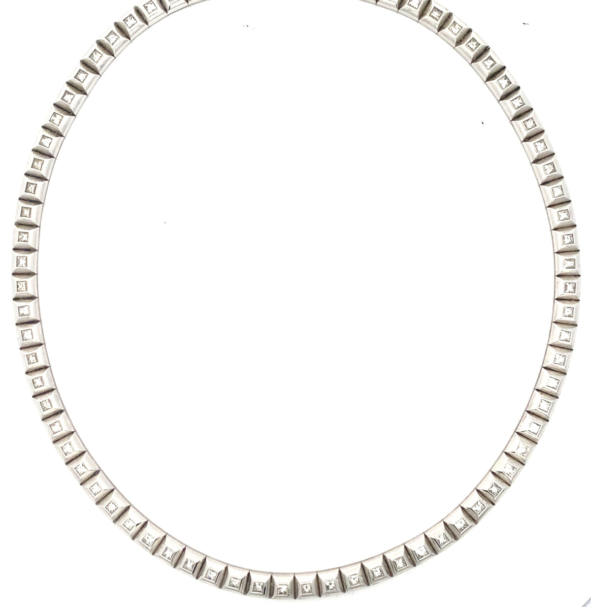 Vintage White Gold and Diamond Necklace