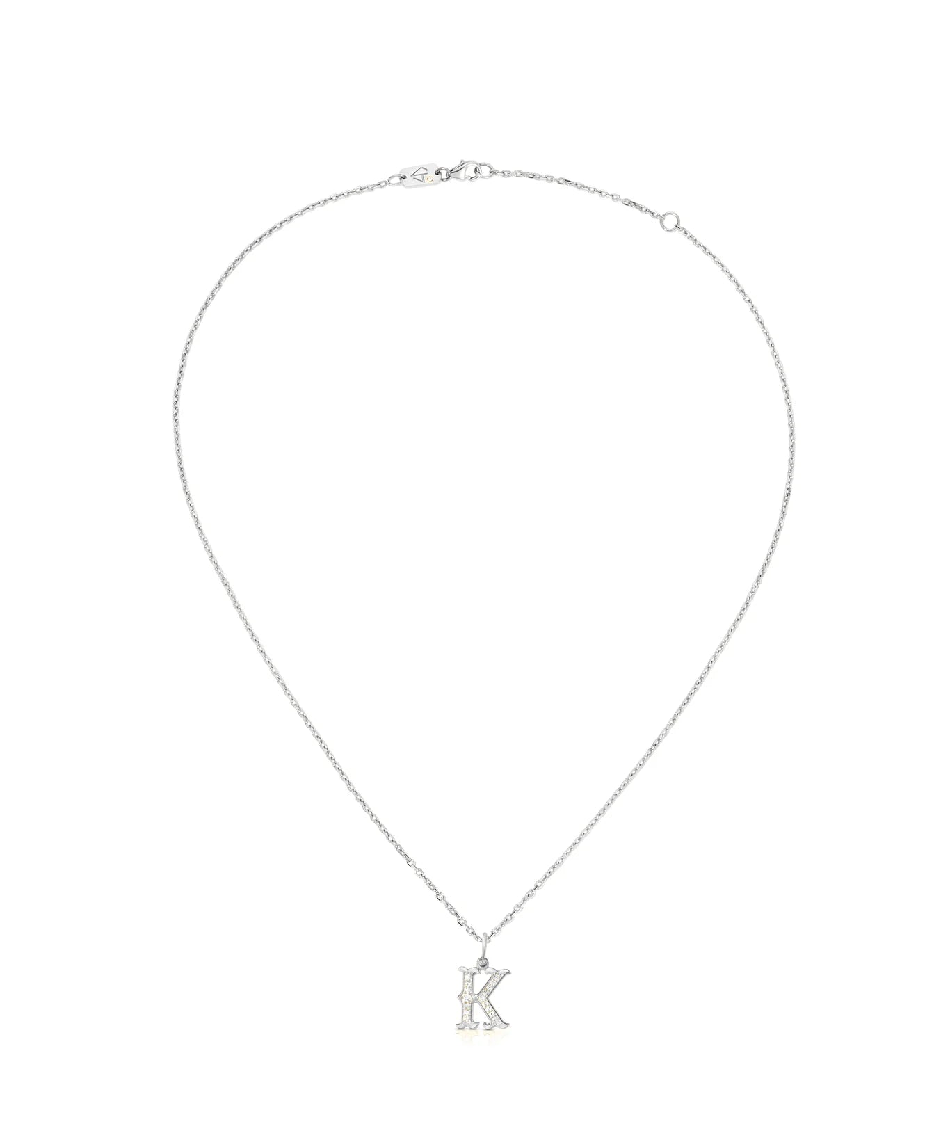 Western Initial Pendant Necklace