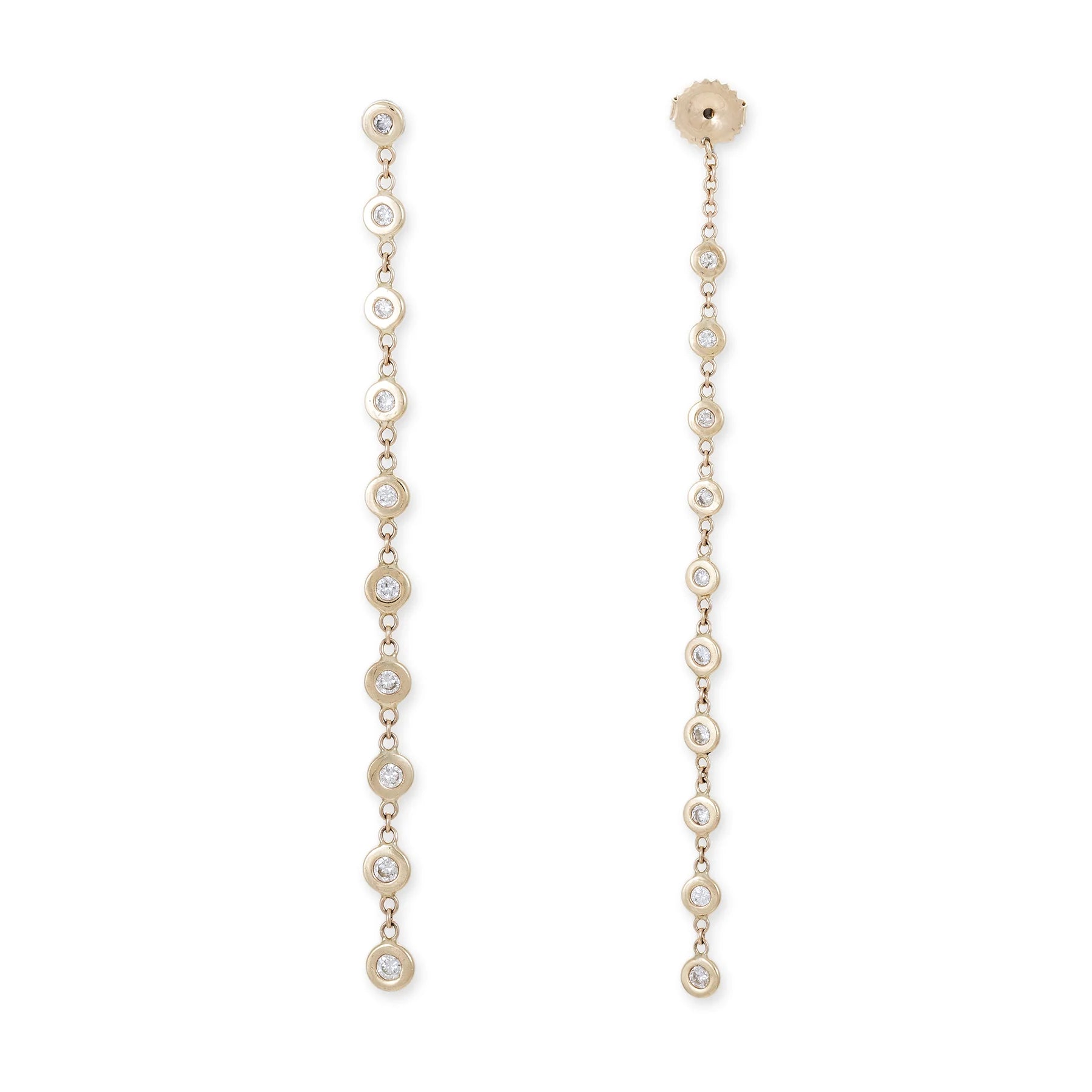 10 DIAMOND DROP STUD EARRING