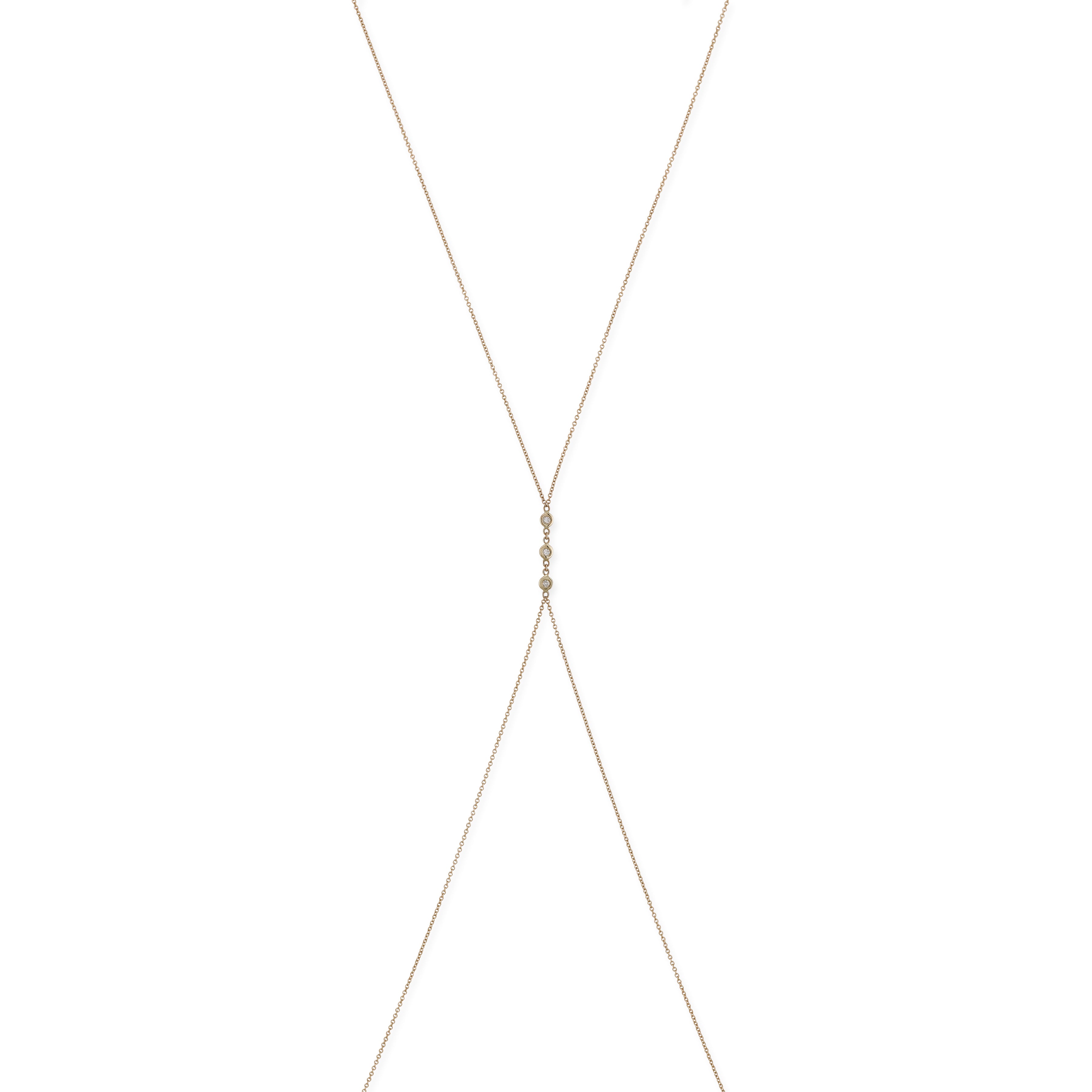 3 DIAMOND BODY CHAIN (THIN CHAIN)