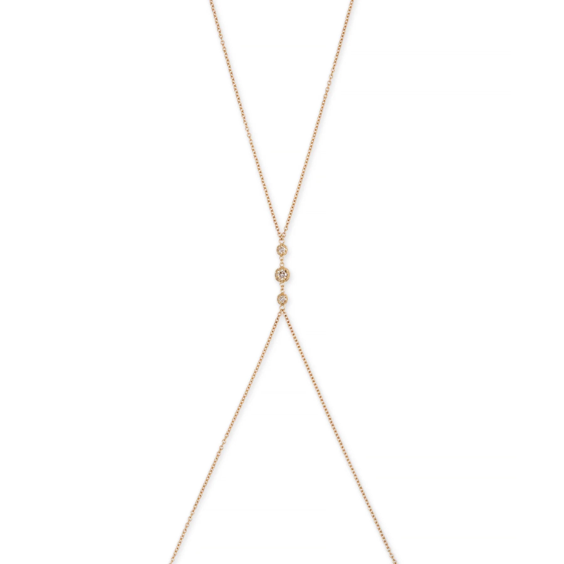 3 Sophia diamond body chain