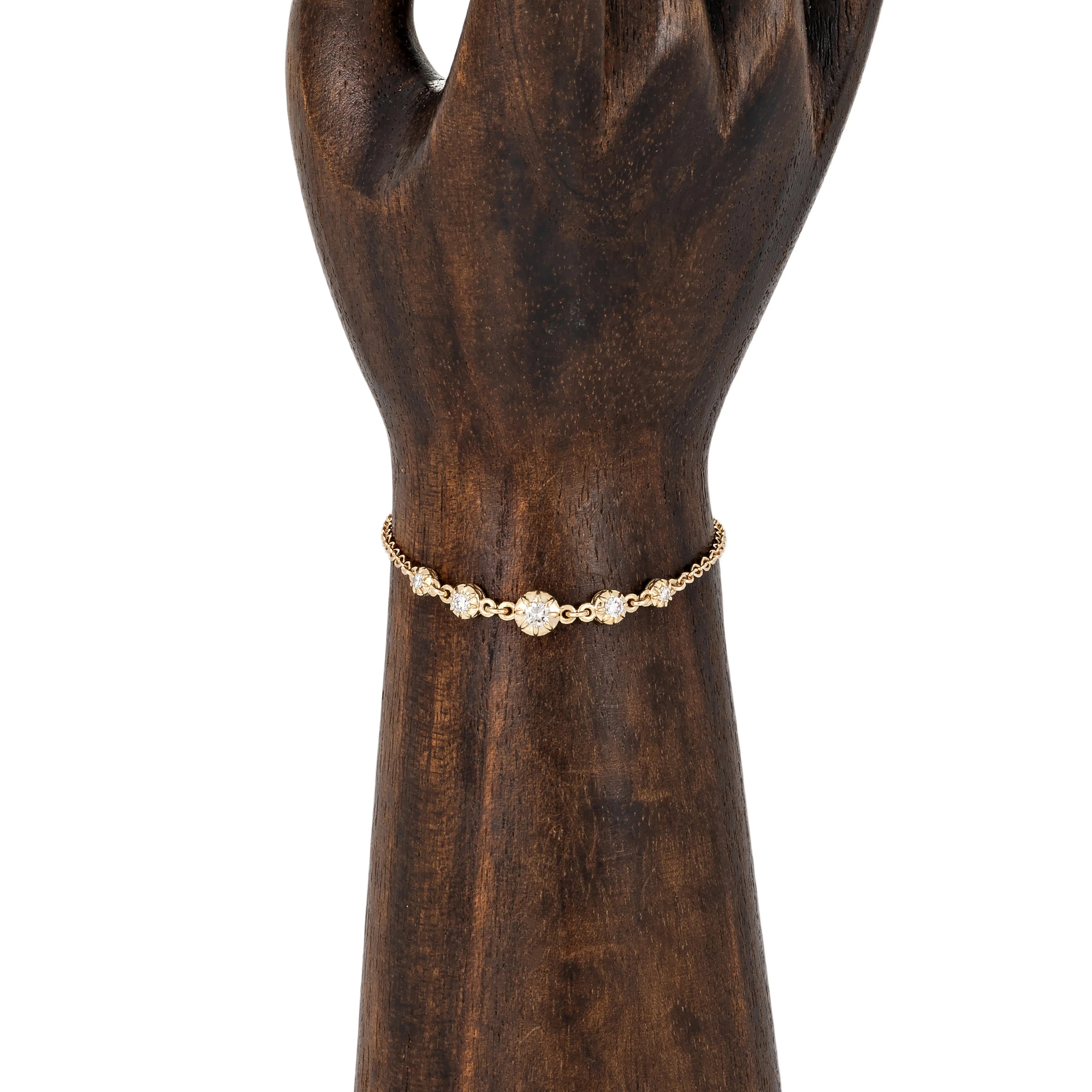 5 graduated Sophia diamond bracelet