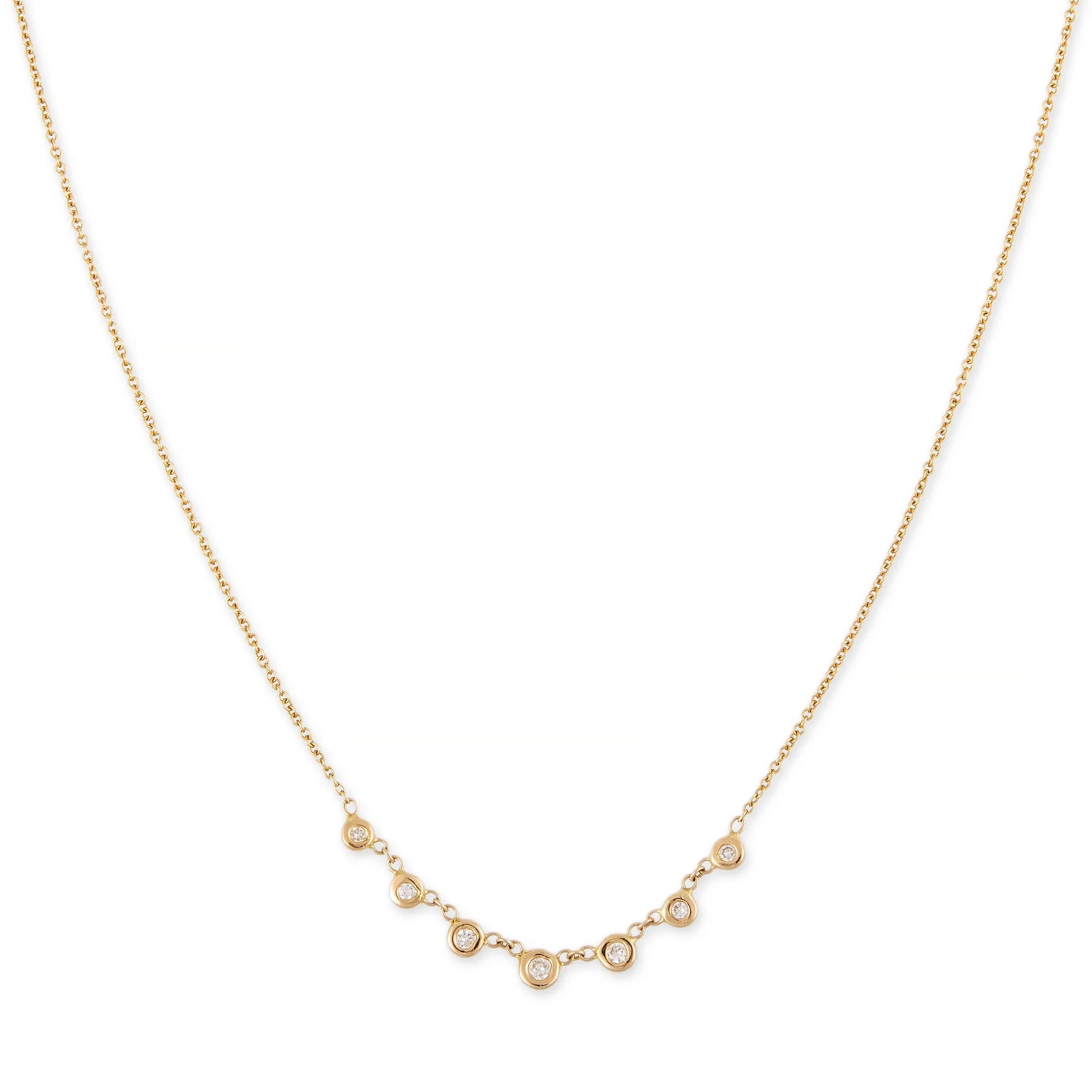 7 diamond Emily necklace