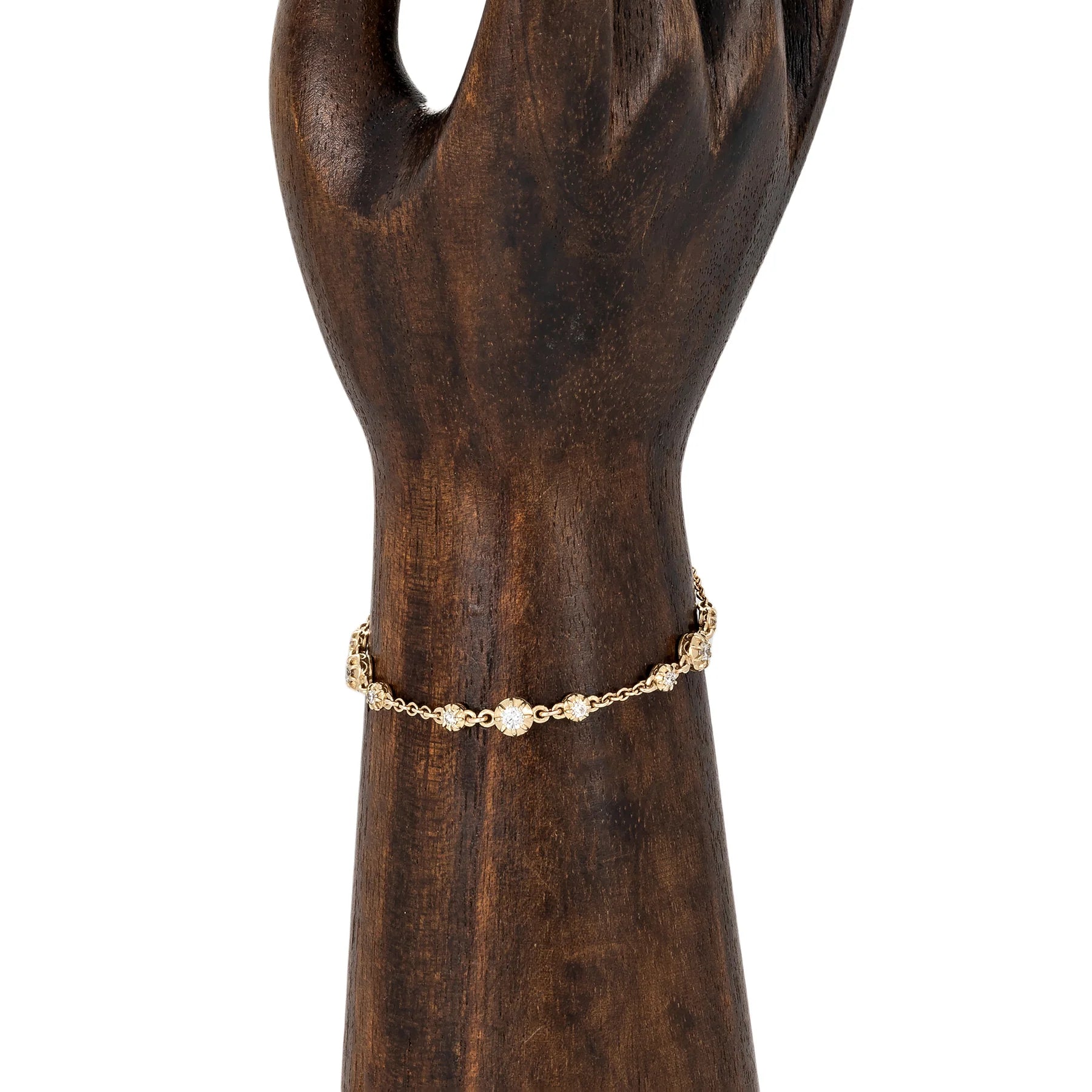 Graduated 3x3 Sophia Diamond Bracelet