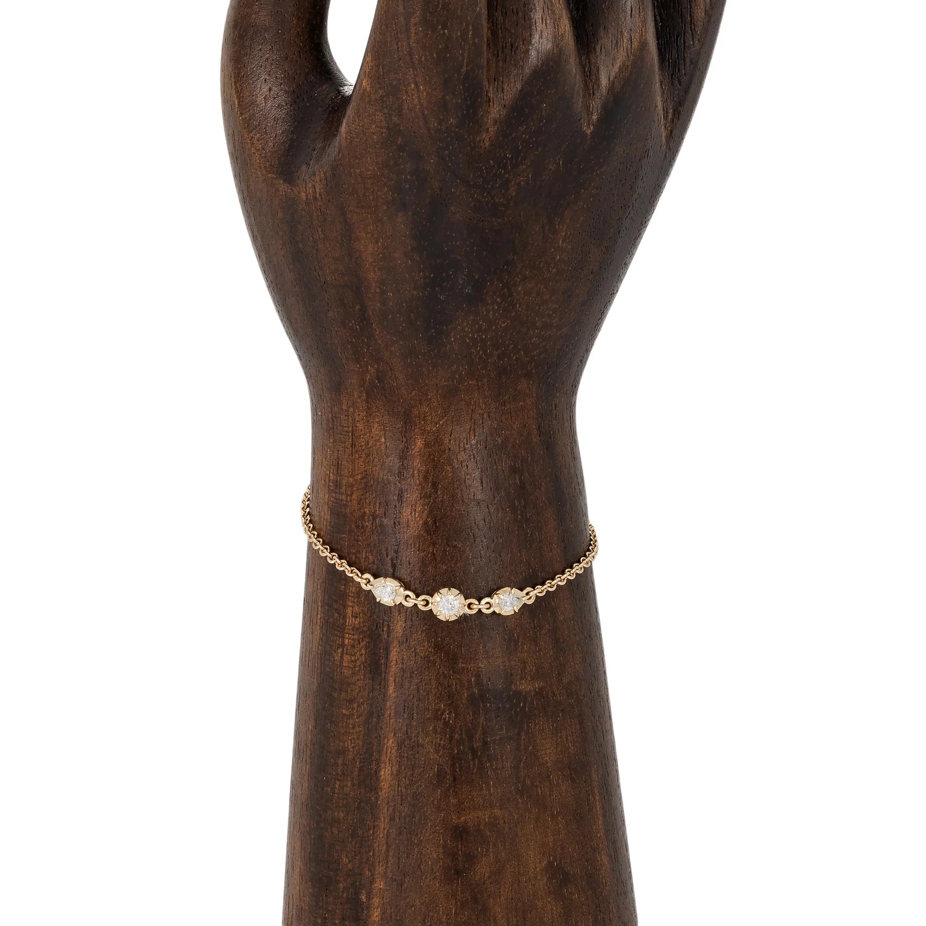 Teardrop + Round Sophia Diamond Bracelet