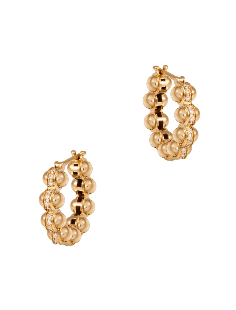 The Gold Atom Earrings