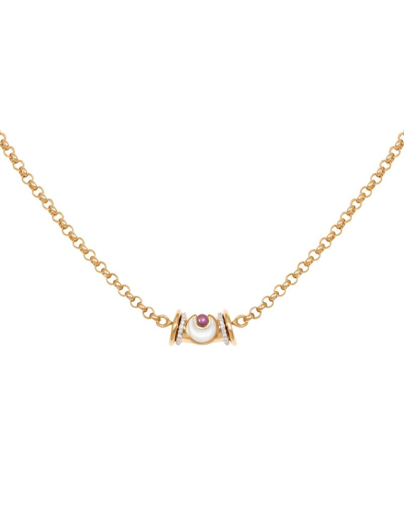 Warrior Moon Necklace - Small