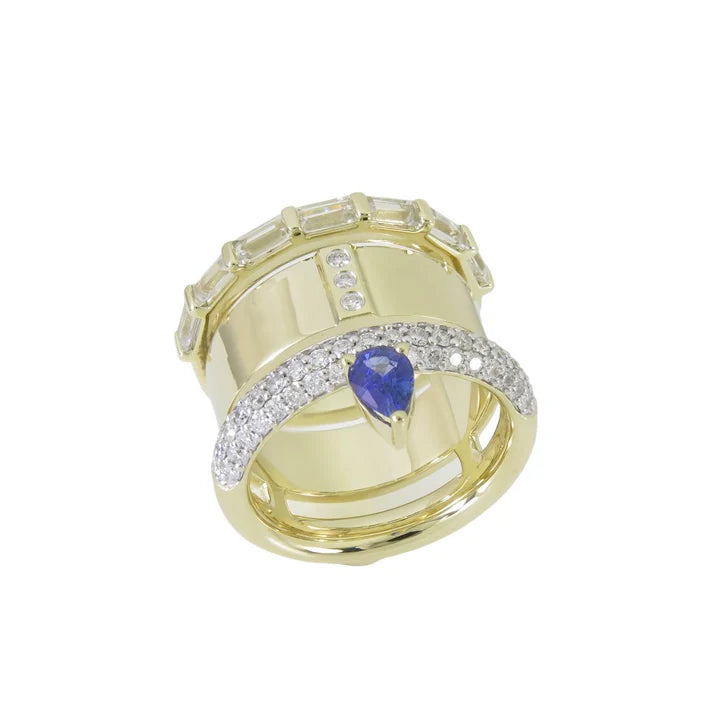 Mini Type Stack Pave Band