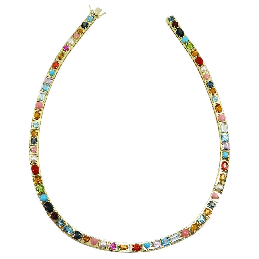 LEGGO Multi Stones Necklace