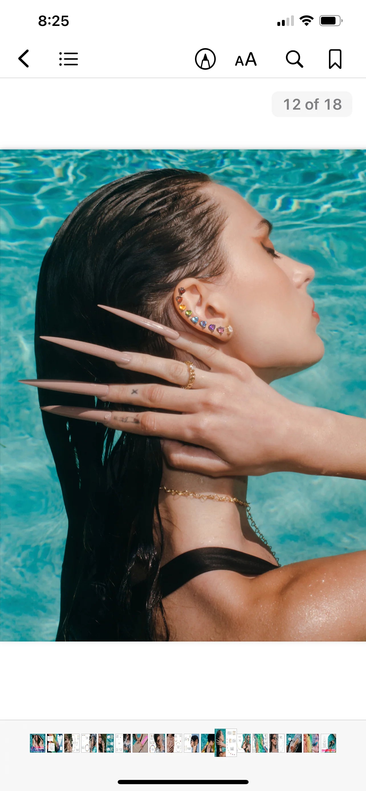 HEART SHAPED DIAMOND STUD