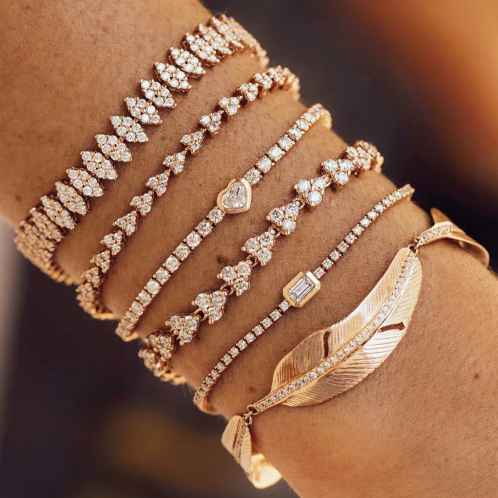 Lizzie diamond bracelet