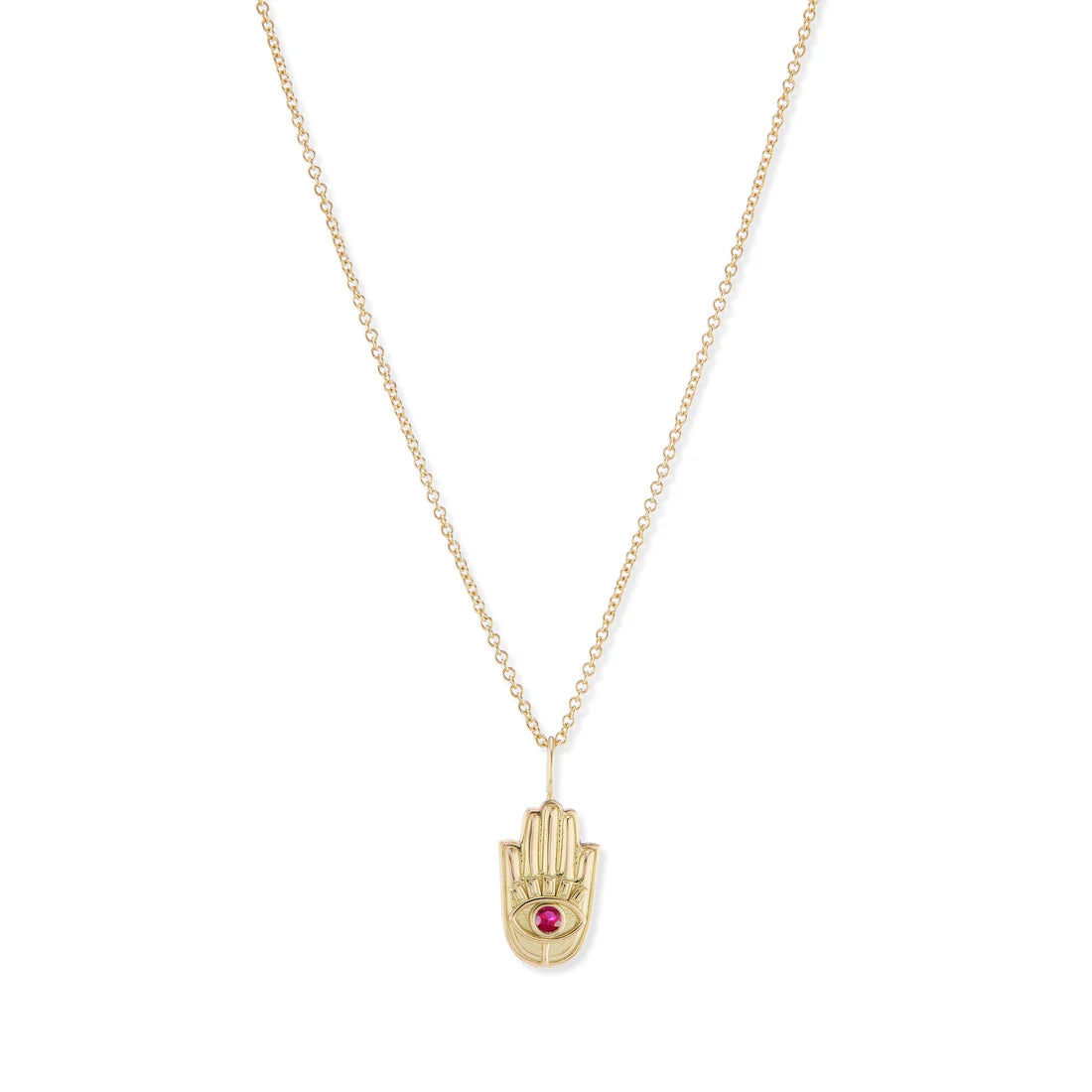 STONE HAMSA PENDANT