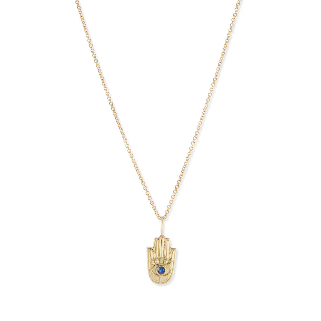 STONE HAMSA PENDANT