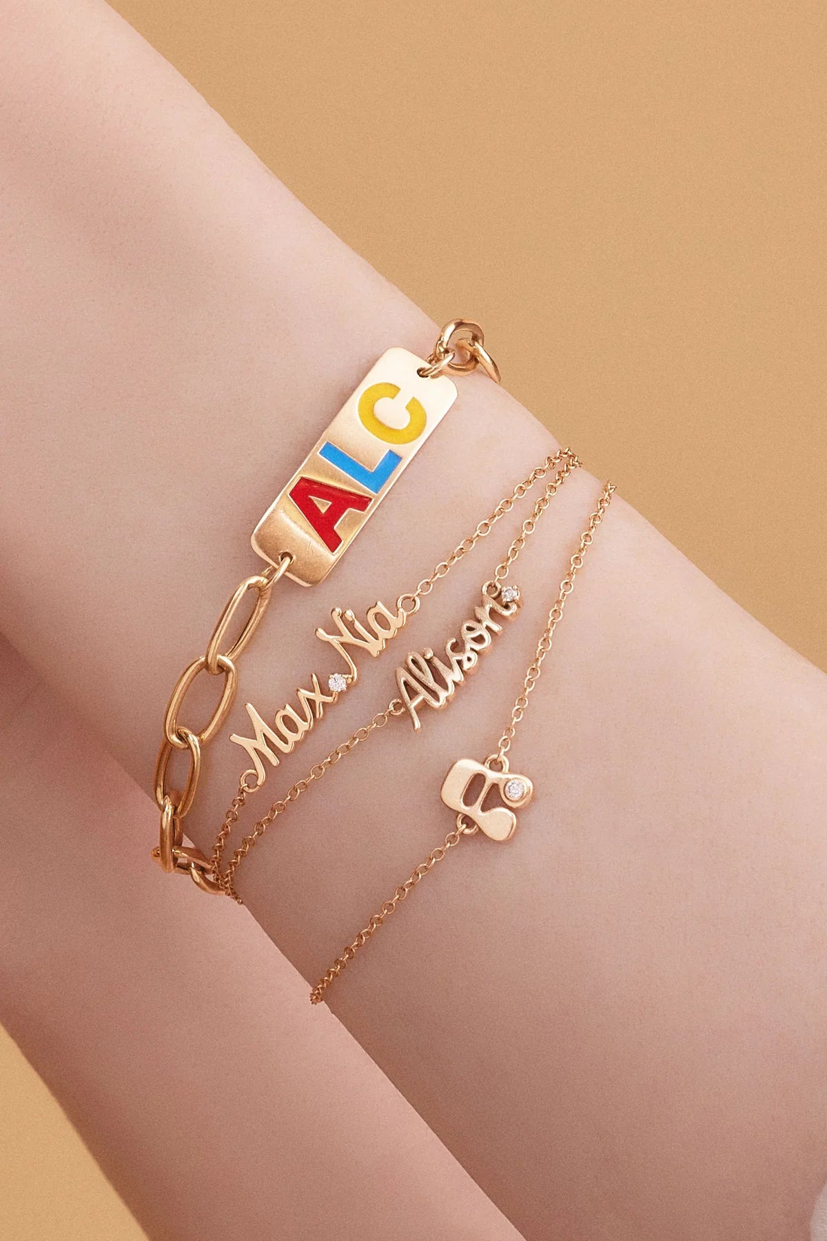 MINI STELLAR LETTER BRACELET