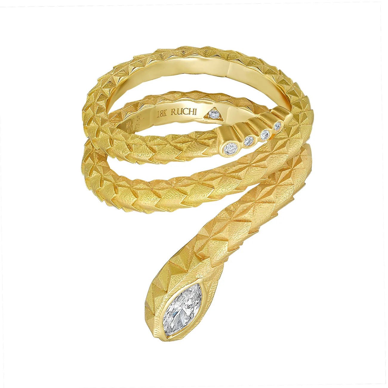 Vibora Diamond Wrap Ring